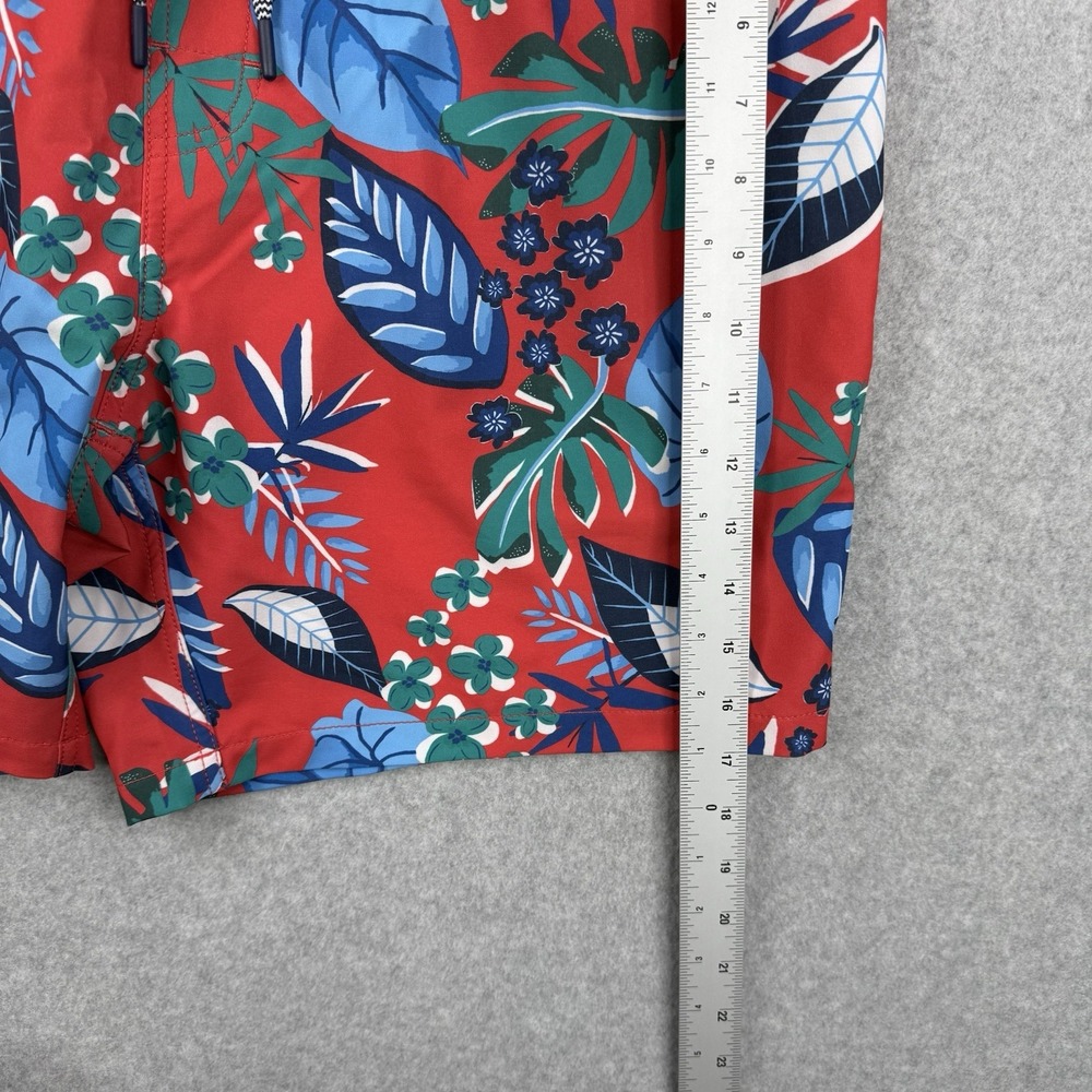 Reyn‎ Spooner Shorts Mens Large Red Floral Bamboo Blend Swim Trunks Hawaiian - Picture 10 of 13